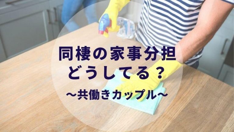 同棲の家事分担どうしてる 実際の共働きカップル 夫婦 が喧嘩にならないためにやっていること カップルブログ たこみそ